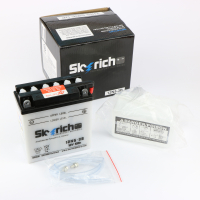 Акумулятор "5" Skyrich 12N5-3B 12V 5 Ah 120/61/128 (Alpha Lux, Cub/Active, мотоцикли 125(JS125-6A))  (БІЛИЙ)